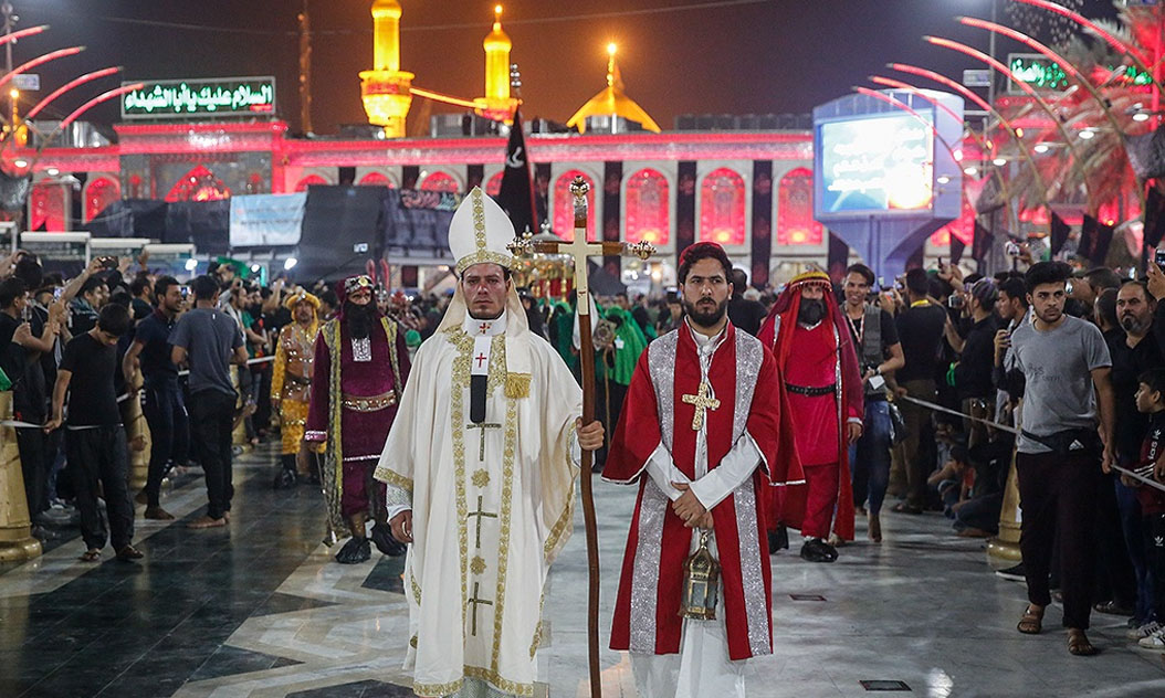 Christians from Georgia visit Imam Hussain